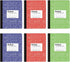 Oxford Composition Notebook 6 Pack, Wide Ruled, 9-3/4 x 7-1/2 Inches, 100 Sheets, Assorted Marble Covers