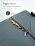 Green Server Book with Zipper Pocket and Magnetic Closure Server Booklet Waitress Book Serving Book with Money Pocket