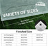 12'x20' Grommets 7.5mil TARPAL Semi Clear White Tarp Waterproof Green House Cover with Clear Poly tarps