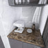 Brown Marble Contact Paper for Countertops, Waterproof Peel and Stick Wallpaper 15.7"x80" for Cabinets and Desks