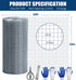 1/2 Inch 16 50 19 Hardware Cloth in x ft Gauge, Hot Dip Galvanized Mesh Rolls Welded Chicken Wire Fencing for Chicken