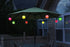 WP465 5" Globe Light, Battery Powered, Light Green, Automatic On and Off for Summer Patio