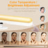 Benreom Wireless Vanity Lights for Mirror, Rechargeable Battery Operated Stick on Lamp, Adjustable Color Brightness