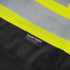 Pioneer Safety Vest for Men, Hi Vis Reflective Solid Neon, 8 Pockets, Zipper, Adjustable for Construction, Traffic,