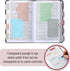 Mr. Pen Transparent Sticky Note Set, 410 Pack, Divider Tabs, Morandi Colors, Translucent Sticky Notes for Planner