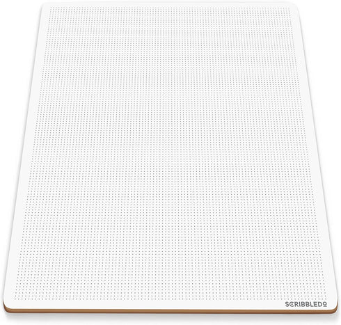 Dotted Dry Erase Board, 9" x 12" Double Sided with Bullet Dot Grid Paper for Home School Classroom Kids