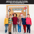 Decorably 36 Pcs Baseball Bulletin Board Decorations Set with Borders, Cutouts, and Poster Board for Classroom Decor