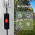Outdoor Waterproof On/Off Switch Extension Cord, Heavy Duty 125v/250v Black SJTW Cord (1.5 Ft)
