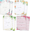 Paper Junkie Calendar Sticky Notes, 8 Pack for Monthly, Weekly, and Daily in Floral Print