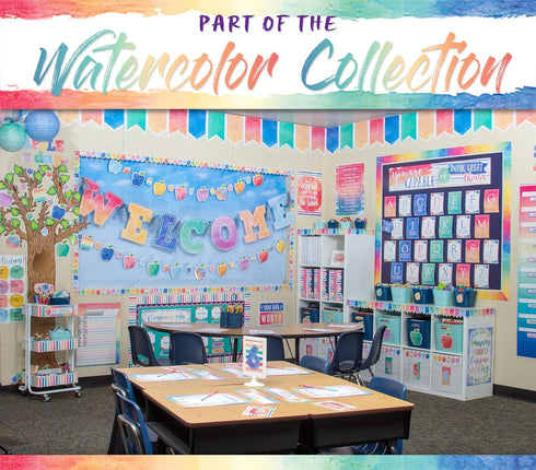 Teacher Created Resources Watercolor Labels - Magnetic Accents