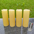 4 Pack Outdoor Flameless Pillar Candles, Battery Operated Waterproof LED Candle Set with Remote and Timer, 2 x6