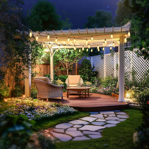 26 14 Bulbs, Dimmable 13 2700K Outdoor String Lights FT Shatterproof LED UL Certified Patio Lights Outdoor Light
