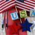 Tenare 16 Pcs American Flag Ballpoint Pen - Patriotic 1.0mm Black Ink Pens for USA Souvenirs & Gifts