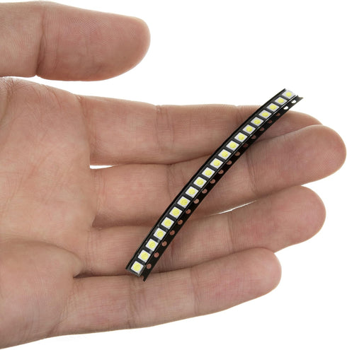 Oznium 20 Pieces of PLCC-2 Surface Mount LEDs, 3528 Size SMD SMT LED - Cool White