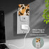 Jahiona White,0.5W LED Night Light Lamp with Smart Sensor Dusk to Dawn Sensor,Drops-Like Shapes Spots Pattern Night