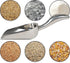 LEMONSODA Stainless Steel Utility Ice Scoop - 16 Ounces, Rustproof Metal for Bar, Ice, Flour, Coffee, Containers