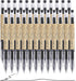 RIANCY Gel Ink Pen, 24 Pcs Japanese Style Liquid Ink Rollerball Pens, Quick Drying 0.35mm Ultra Fine Point