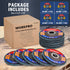 WORKPRO 10-Pack Flap Discs, 4-1/2-inch, Arbor Size 7/8-inch, T29 Zirconia Abrasive Grinding Wheel and Flap Sanding Disc, Includes 40/60/80/120 Grits