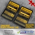 Amartisan 20-Piece Hex Head Allen Wrench Drill Bit Set, Metric and SAE S2 Steel Hex Bits with Storage Box