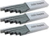 Stapler with 2000 Staples, Metal Full Desk Size, Black, 3-Pack