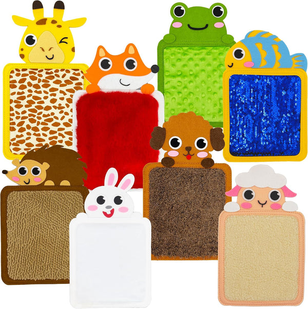 Sensory Zoo Buddies: 8-Pack Sensory Mats for Kids | Sensory Toys for