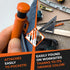 THORVALD 2 Carpenter Pencils Set for Construction - Includes 38 Leads + Sharpener + Finger Grip for Best Marking Tools