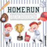 Decorably 36 Pcs Baseball Bulletin Board Decorations Set with Borders, Cutouts, and Poster Board for Classroom Decor