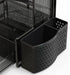 Simple Houseware SHW 6-Compartment Desktop Organizer with Drawer, Black