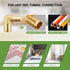1/2" Lead-Free Brass Barb Crimp Pipe Fitting 90 Degree Elbow (Pack of 10) PEX 1/2 Inch Fittings