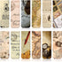 Tenare 12 Pcs Magnetic Bookmarks, Assorted Double Side Cute Page Markers for Book Lovers
