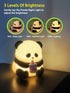 Cute Silicone Panda Night Lights, Rechargeable LED Animal Decor Night Lights for Girls and Boys, Portable Kawaii Lights