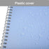 TWONE Spiral Graph Notebook with 80 Sheets/160 Square Grid Paper, 5.5 x 8.25 Inches