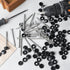 Funria 50 Set 3inch #10 Shutter Screws and Caps, Wood Screws with Caps Shutter Fasteners High Hardness Pan Head