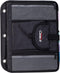 Case It Black 5-Tab Binder Accessory, 6 Pocket Expanding File, Fits Standard 3 Ring Letter Size Binder