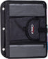 Case It Black 5-Tab Binder Accessory, 6 Pocket Expanding File, Fits Standard 3 Ring Letter Size Binder