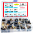 RICHERI 40Pcs Electric Motor Carbon Brushes, 10 Different Sizes for Replacement Repair Power Tool Part