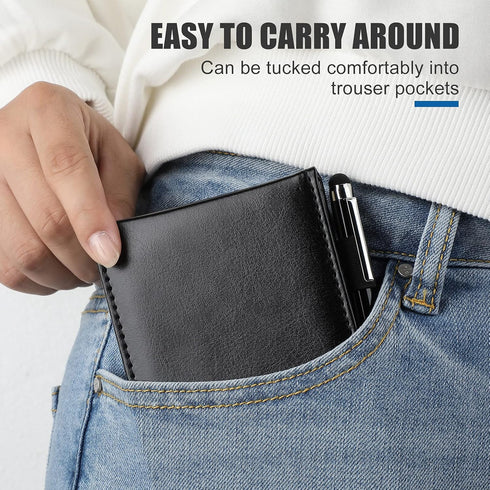 Outus 10 Pcs Mini Pocket Notepad Holder Set, Mini Pocket Notepad Holder with 50 Lined Sheets, 3 x 5 Inch Memo Book
