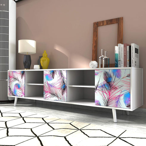 17.7" 6.8ft Closet LACHEERY Removable Wallpaper Stick and Peel Purple Blue Contact Paper x Wall Paper Roll Peel