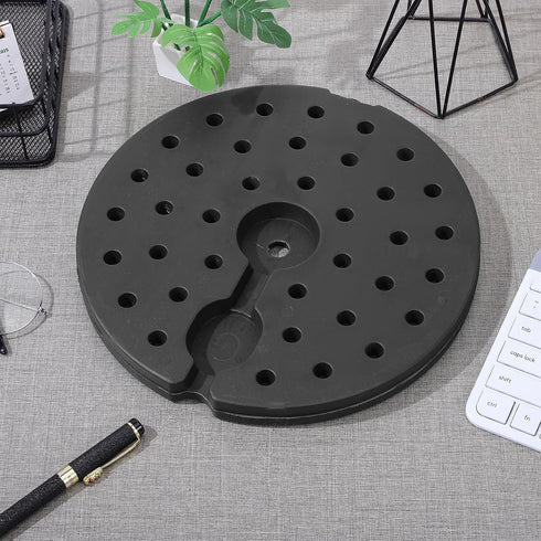 11 Inch SEWACC Lamp Base Weight Block Diameter Weighted Floor Lamp Base for Home Bedroom Living Room