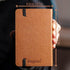 Dingbats* Wildlife A6 Plain Pocket Notebook - PU Leather Hardcover Small Writing Journal with Elastic Closure