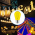 S14 Bulbs E26 1W Bulb Pack 4 OHLECTRIC Yellow LED with Base | Shatterproof LED Replacement | Ideal for Festive String