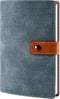 CAGIE A5 Refillable Faux Leather Traveler Notebook, 6 Ring Binder, Personal Organizer for Women, Men, Lined Paper