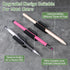 AOZUO 50 Pack Adhesive Pencil Holders for Desk, Silicone Flexible Adhesive Pen Holder for Desk Wall Clipboard, Reusable