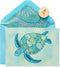 Papyrus Blank Card - Mosaic Turtle