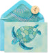 Papyrus Blank Card - Mosaic Turtle