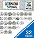 Carson Dellosa 32 Pc. Affirmation Station Classroom Bulletin Board Set, Affirmation Wall Decor Header, Motivational Poster, and 30 Positive Affirmation Station Cards for Kids, Positive Classroom Decor by Carson Dellosa Education