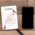 Red Cardinal Sticky Notes, 4x6" To Do List, Cardinal Themed Gift for Women, Bird Watcher Lover, 50 Pages
