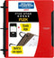 Five Star Flex Refillable Notebook + Study App - College Ruled Paper, 1 Inch TechLock Ring Binder, 200 Sheet Capacity,