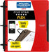 Five Star Flex Refillable Notebook + Study App - College Ruled Paper, 1 Inch TechLock Ring Binder, 200 Sheet Capacity,