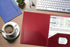 Better Office Products Heavyweight Burgundy Plastic 2 Pocket Portfolio Folder, Letter Size, 24 Pack, Burgundy Red